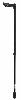 Orthopaedic Shock-Absorber Cane, black, right hand