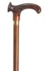 Relax-Grip Orthopaedic Cane, amber effect, right hand