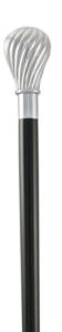 Twisted Cap Formal Cane, <br>silver plated