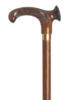 Relax-Grip Orthopaedic Cane, amber effect, left hand